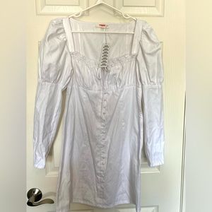 UO X Eggie Cottagecore White Dress